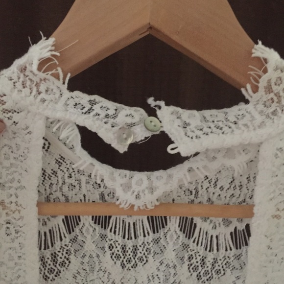 FREE PEOPLE {intimately} white lace dress - NWT - Picture 6 of 7